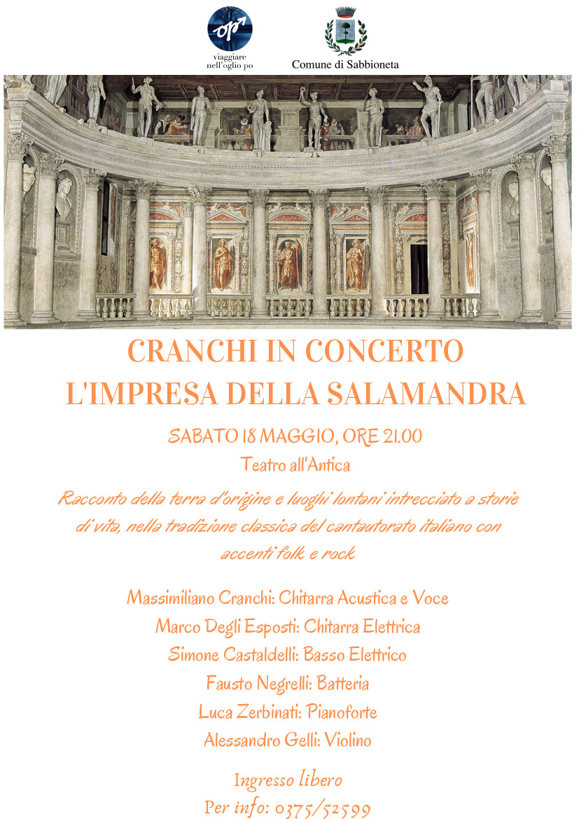 18 Maggio 2019 Cranchi in concerto L'impresa della Salamandra