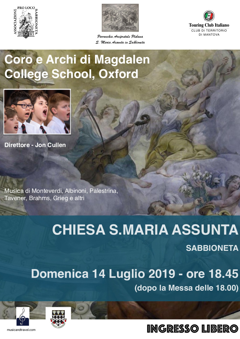 14 Luglio 2019 coro in Chiesa Santa Maria Assunta